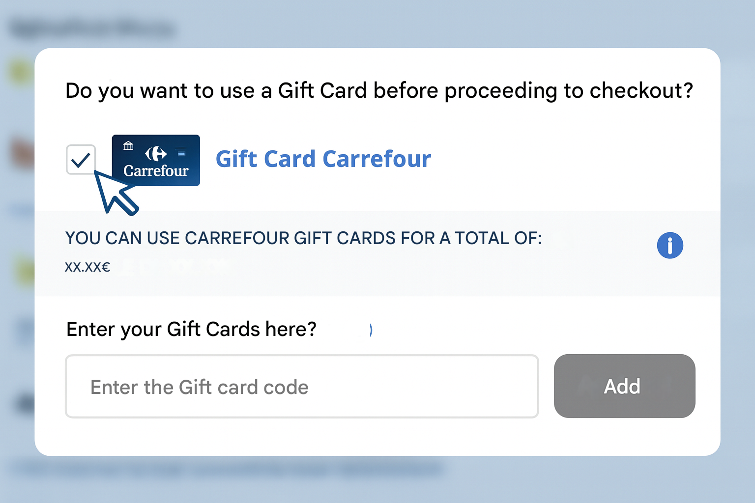 How to redeem Carrefour gift card online or in-store