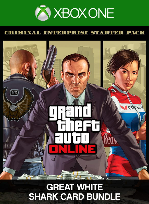 Grand Theft Auto V: Criminal Enterprise Starter Pack and Great White Shark Card Bundle (DLC)
