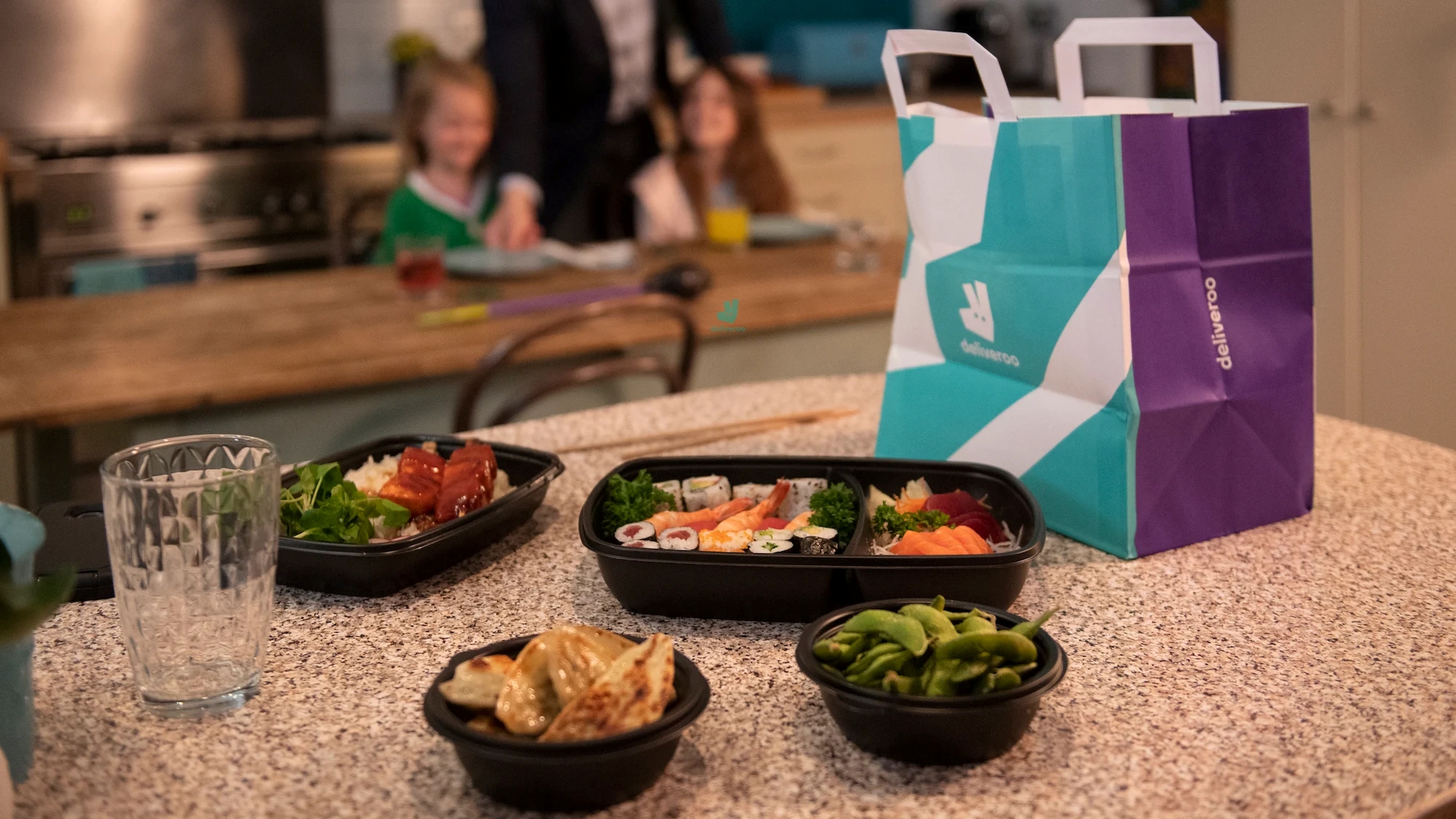 Deliveroo gift card used to order meal