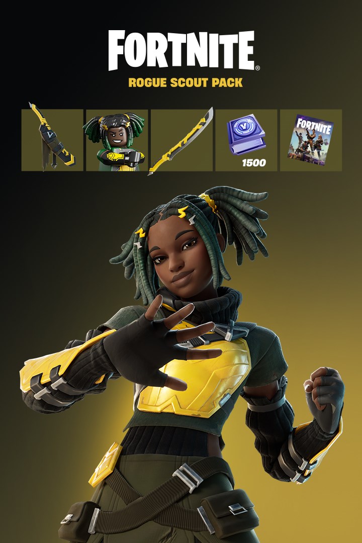 Fortnite - Rogue Scout Pack + 1,500 V-Bucks Challenge