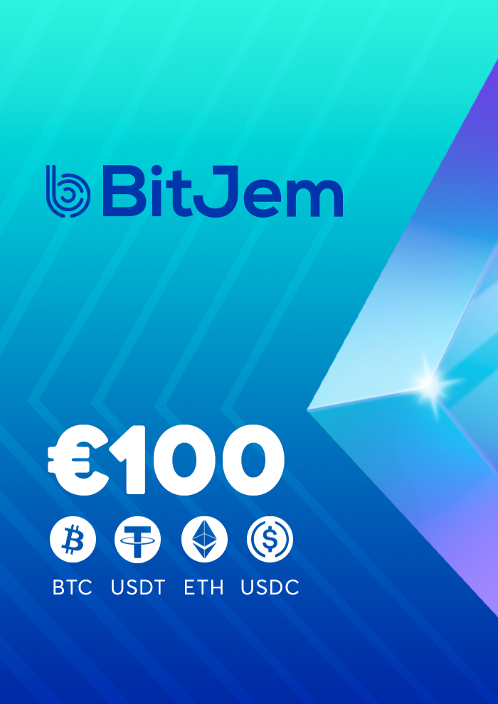 BitJem Crypto Gift Card 100 EUR