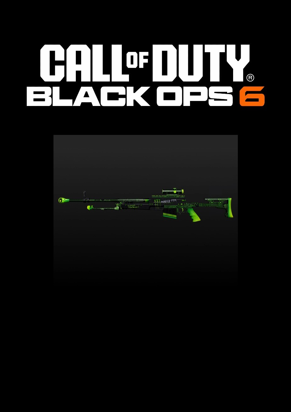 Call of Duty: Black Ops 6 - Green Fury Weapon Blueprint (DLC) (PS4/PS5/XBOX ONE/XBOX SERIES X/PC) Official Website Key GLOBAL