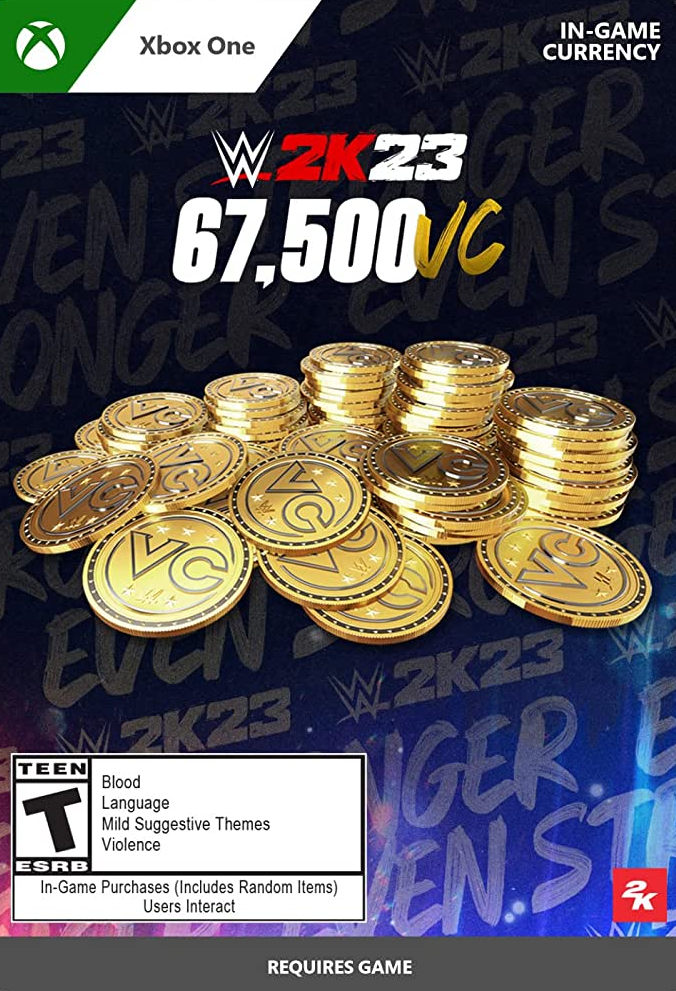 WWE 2K23 67,500 Virtual Currency Pack for Xbox One