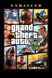 Grand Theft Auto V Enchanced + Great White Shark Card Bundle