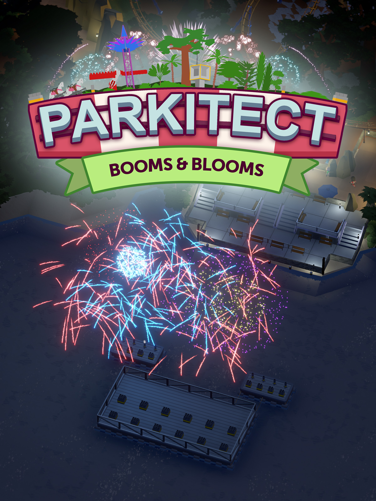 Parkitect - Booms & Blooms game cover