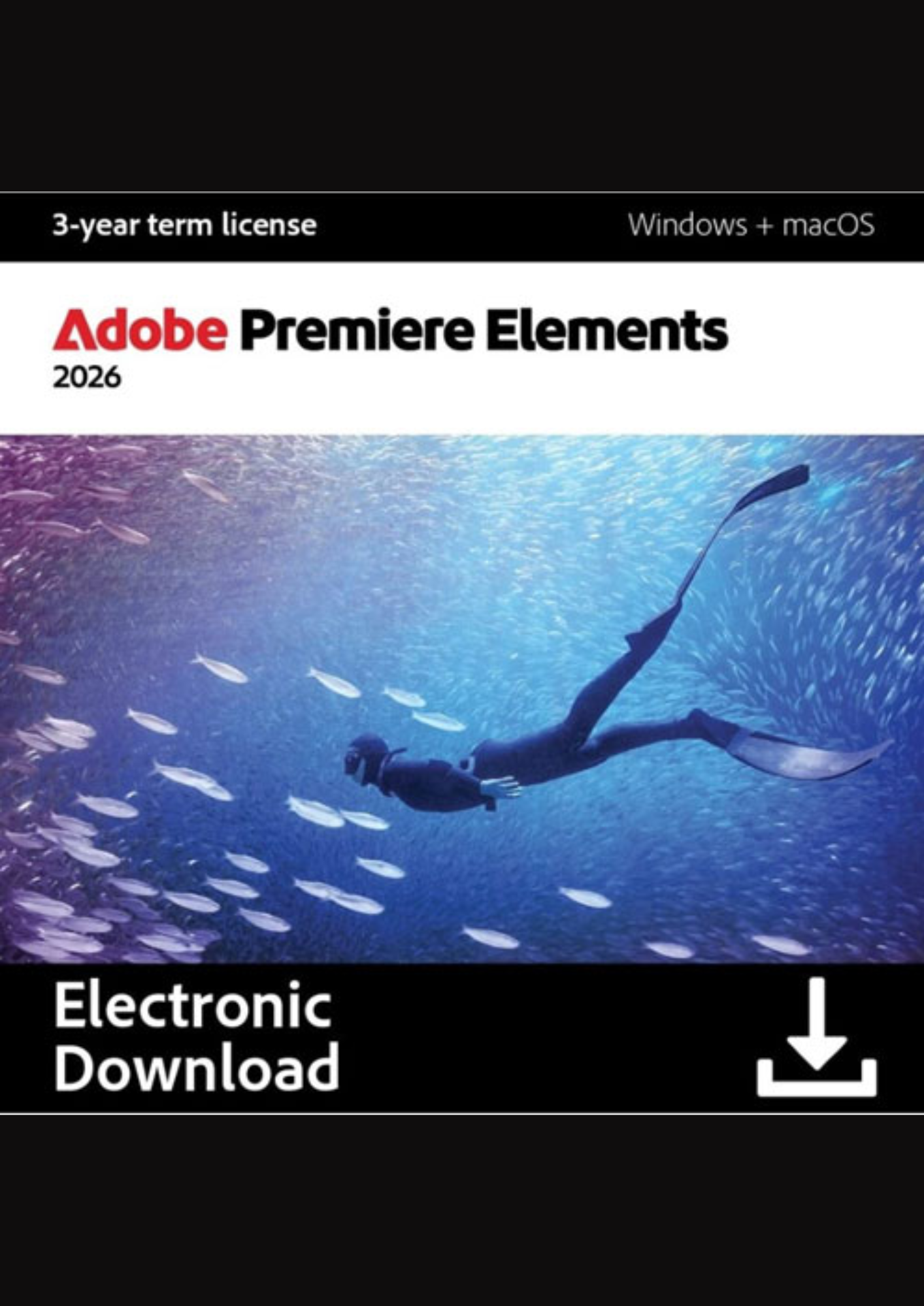 Adobe Premiere Elements 2026 (Windows/Mac) 1 User