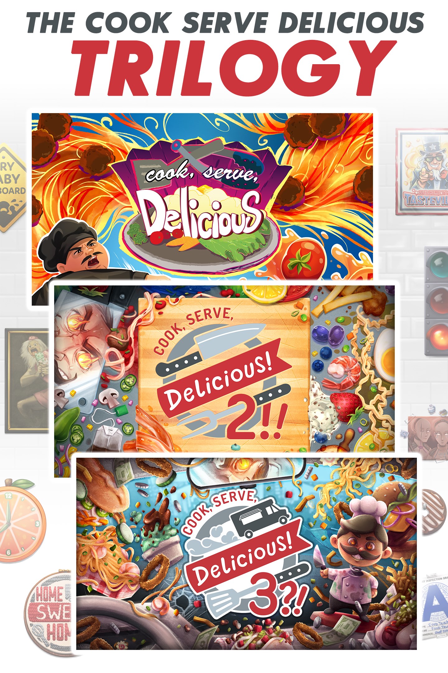Cook, Serve, Delicious! Trilogy Bundle!