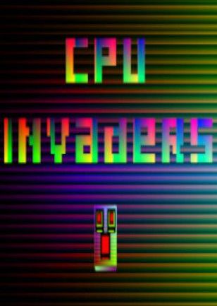 CPU Invaders game cover