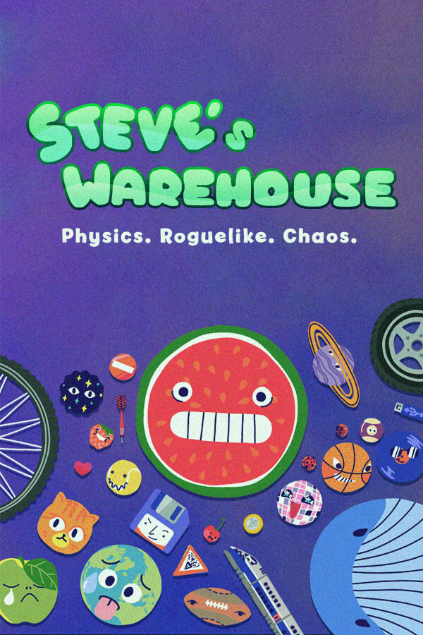 Steve's Warehouse: Physics. Roguelike. Chaos. game cover