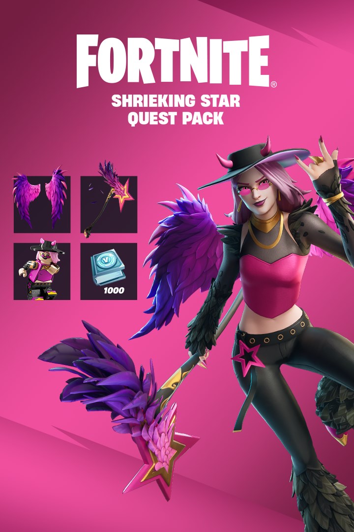 Fortnite - Shrieking Star Quest Pack + 1,000 V-Bucks Challenge