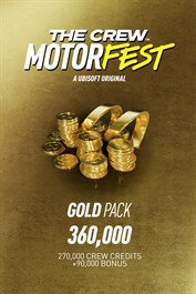The Crew Motorfest Gold Pack (360000 Crew Credits)