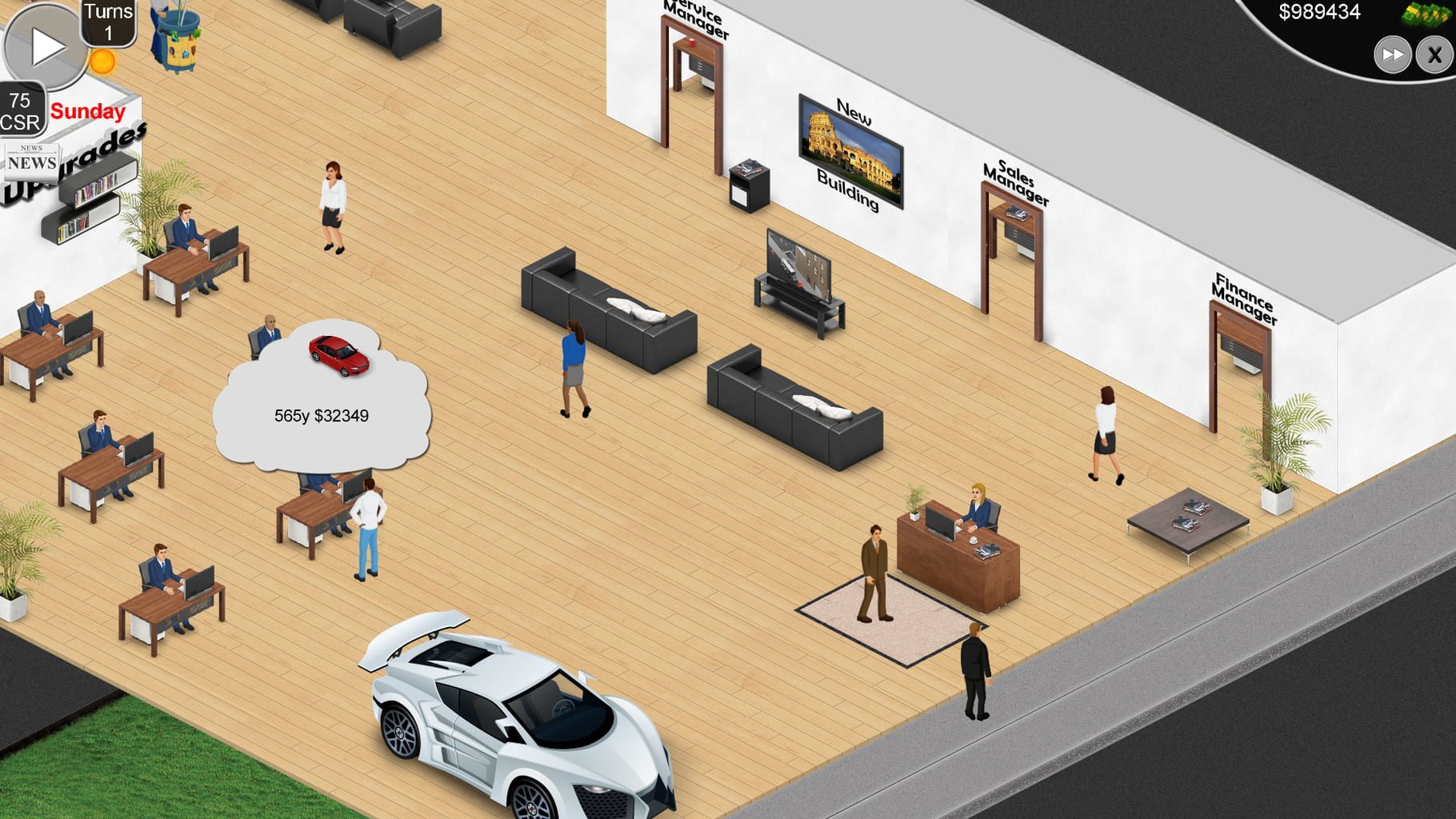 Auto Dealership Tycoon game cover
