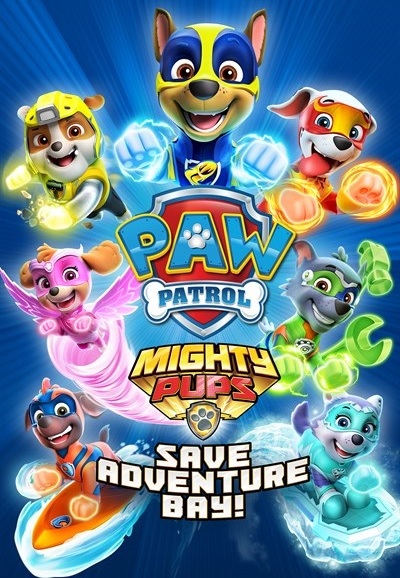 PAW Patrol Mighty Pups Save Adventure Bay game cover