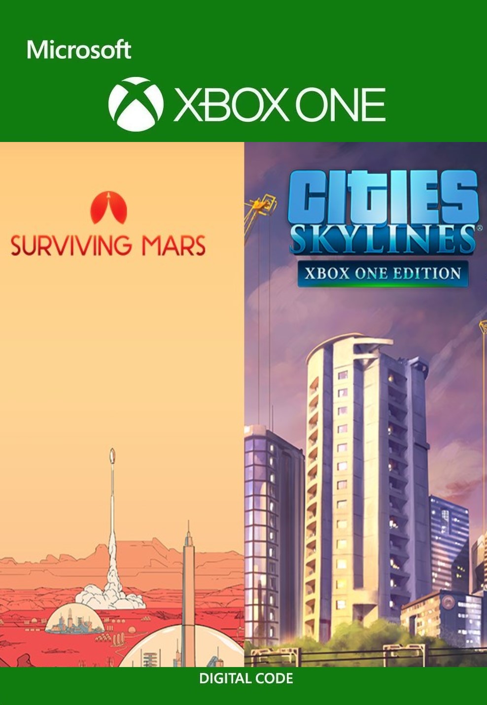 Cities: Skylines + Surviving Mars AU XBOX One / Xbox Series X|S