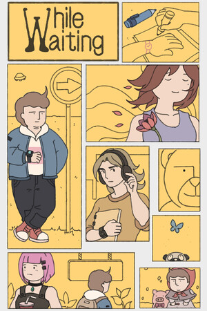 While Waiting game cover