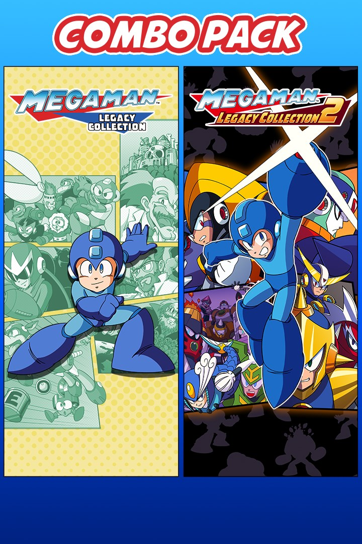 Arte de Mega Man Legacy Collection 1 & 2 Combo Pack