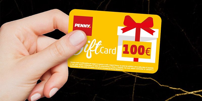 PENNY card in a person’s hands