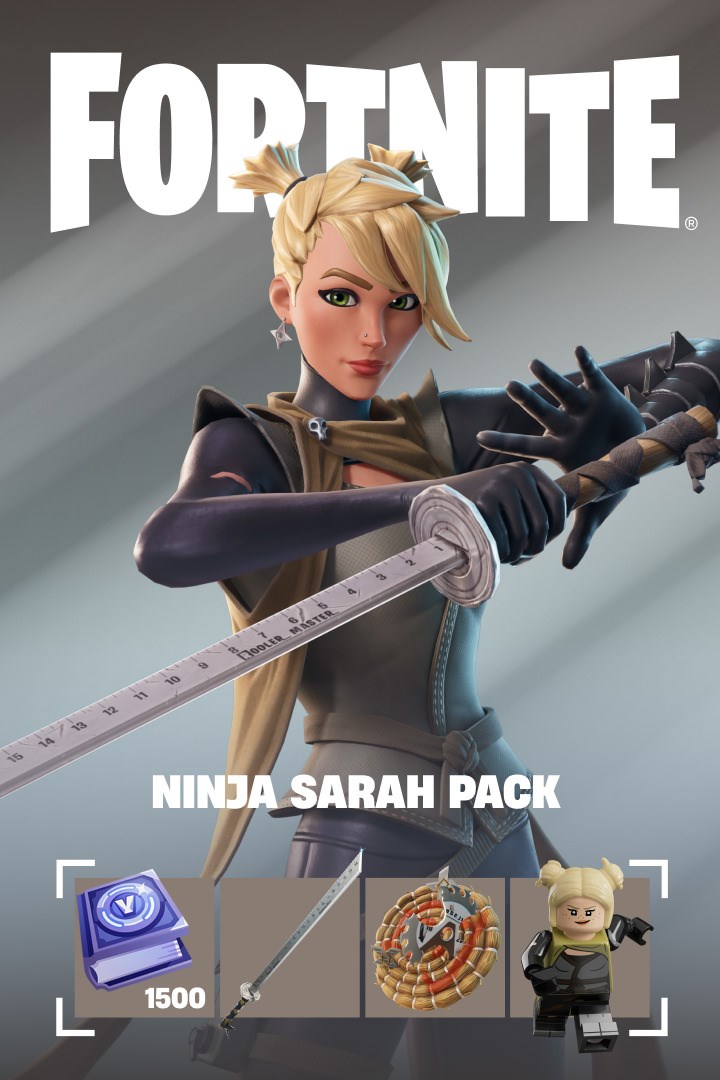 Fortnite - Ninja Sarah Pack + 1,500 V-Bucks Challenge
