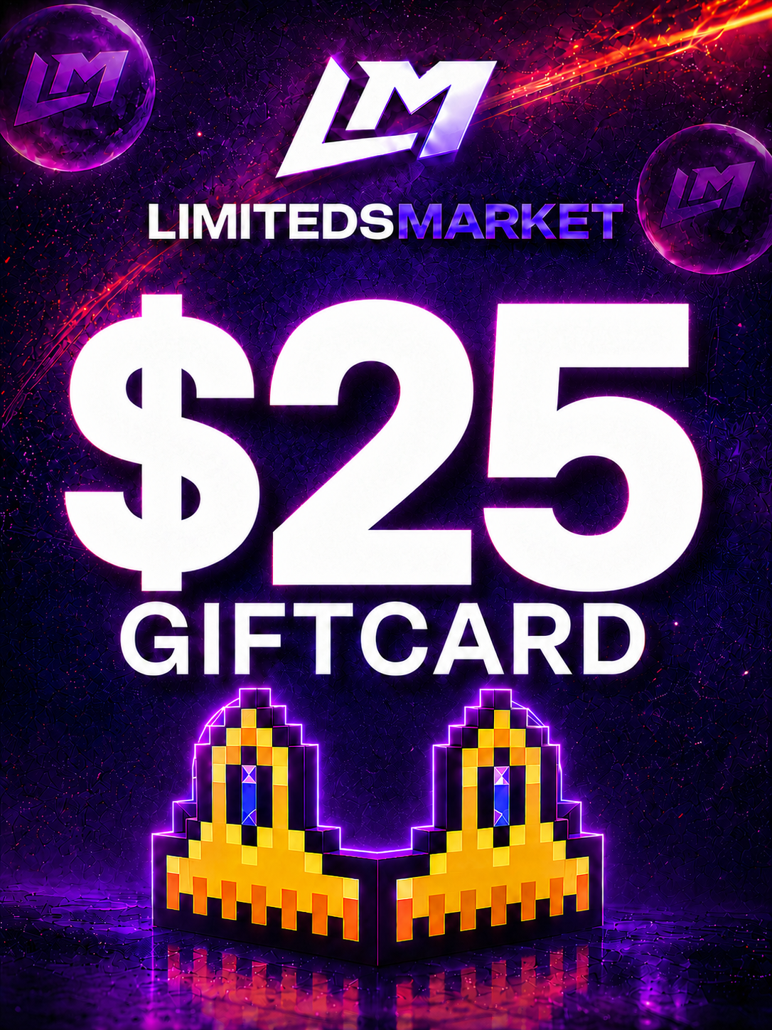 LimitedsMarket Wallet Card 25 USD Key GLOBAL