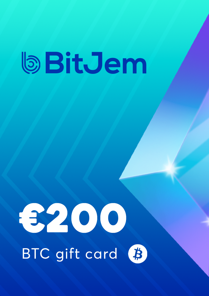 BitJem Bitcoin Gift Card 200 EUR