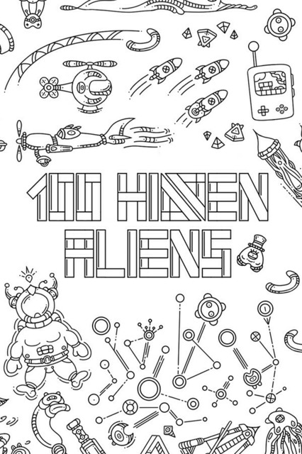 Arte de 100 hidden aliens