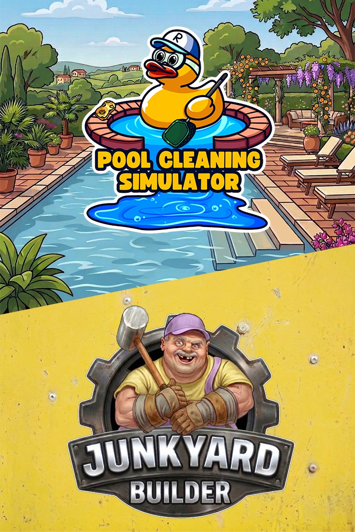 Pool Cleaning Simulator & Junkyard Builder Bundle