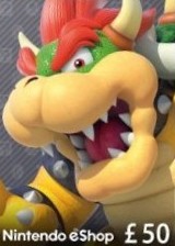 Nintendo gift card 50 GBP