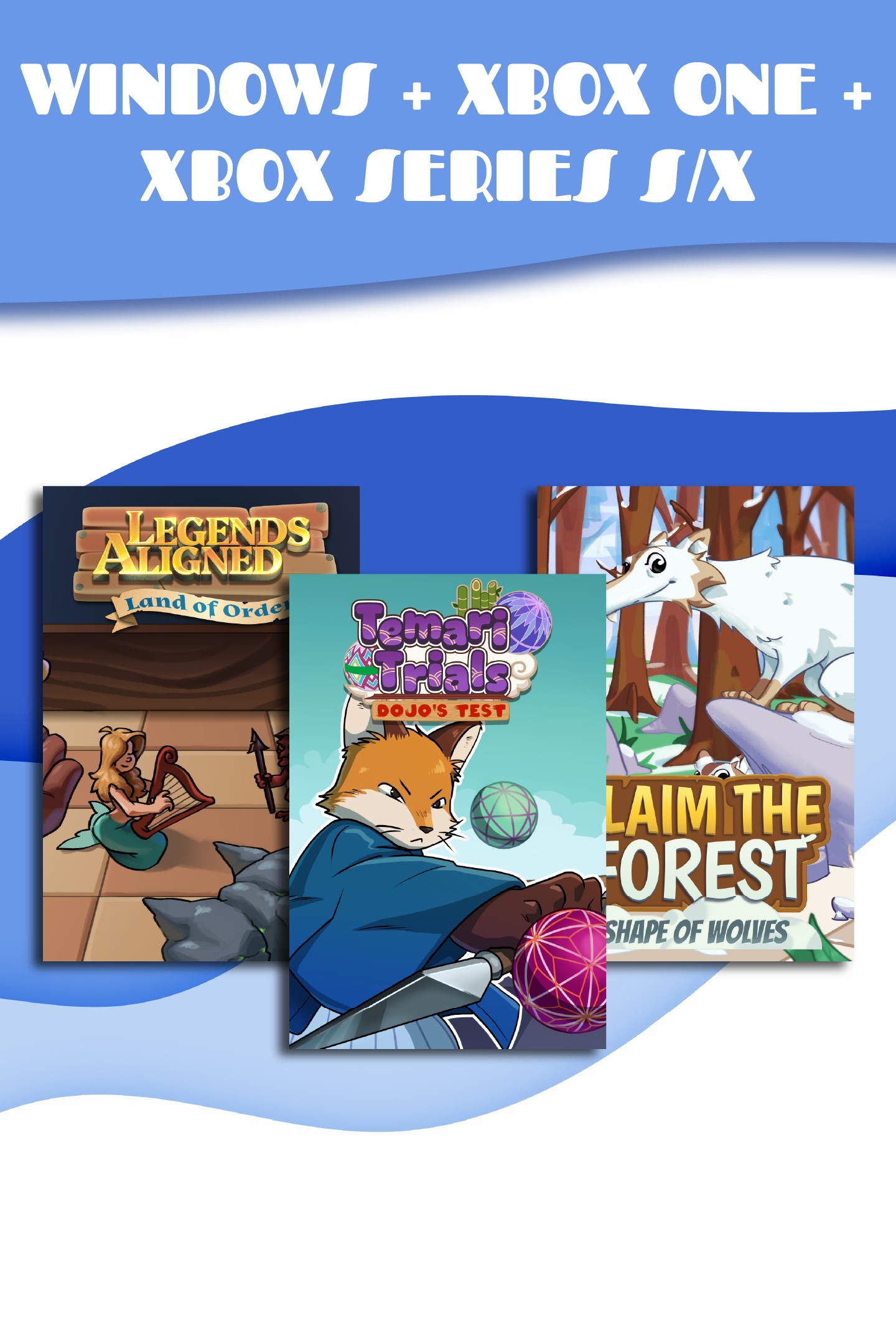 Temari Trials: Dojo + Claim the Forest: Shape + Legends Aligned: Land (Bundle)