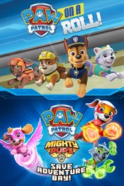PAW Patrol On A Roll! & Mighty Pups Save Adventure Bay!