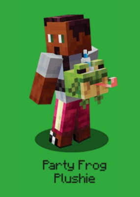 Minecraft Party Frog Plushie Rare Skin Bedrock Edition (DLC) Cover