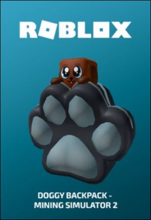 ROBLOX Doggy Backpack - Mining Simulator 2 (DLC)