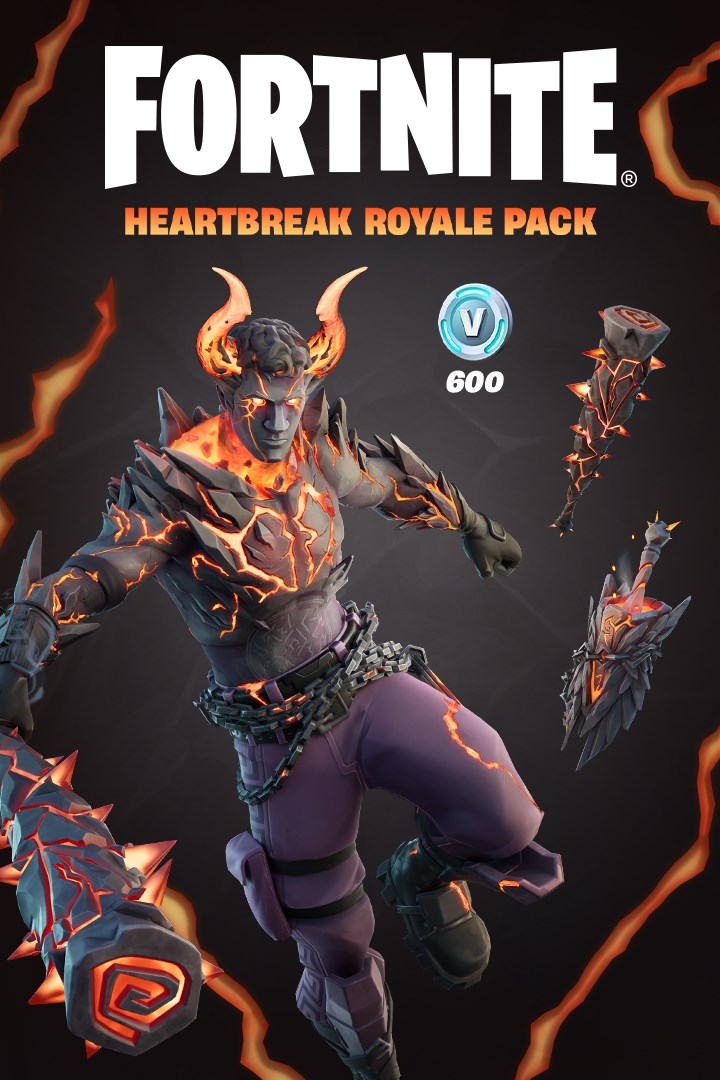 Fortnite - Heartbreak Royale Pack + 600 V-Bucks