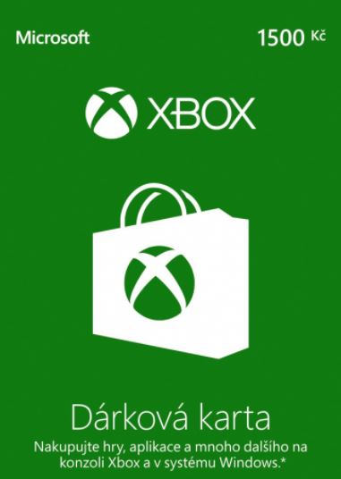 Xbox Live Gift Card 1500 CZK (CZ)