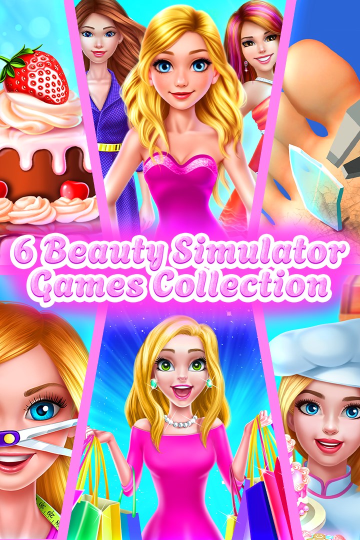 6 Beauty Simulator Games Collection