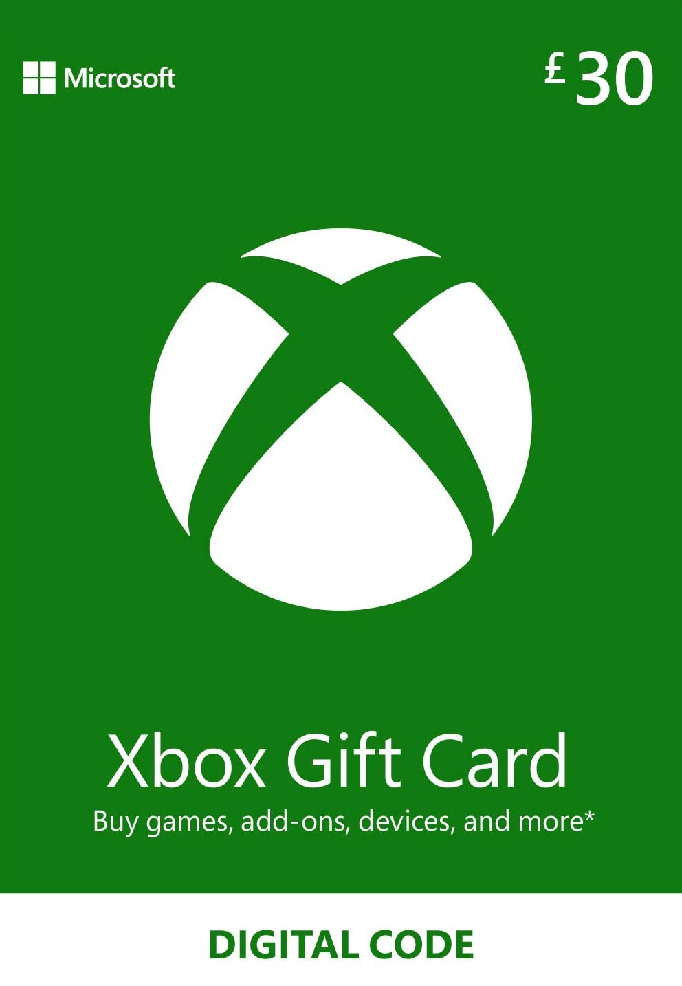 Xbox Live Gift Card 30 GBP