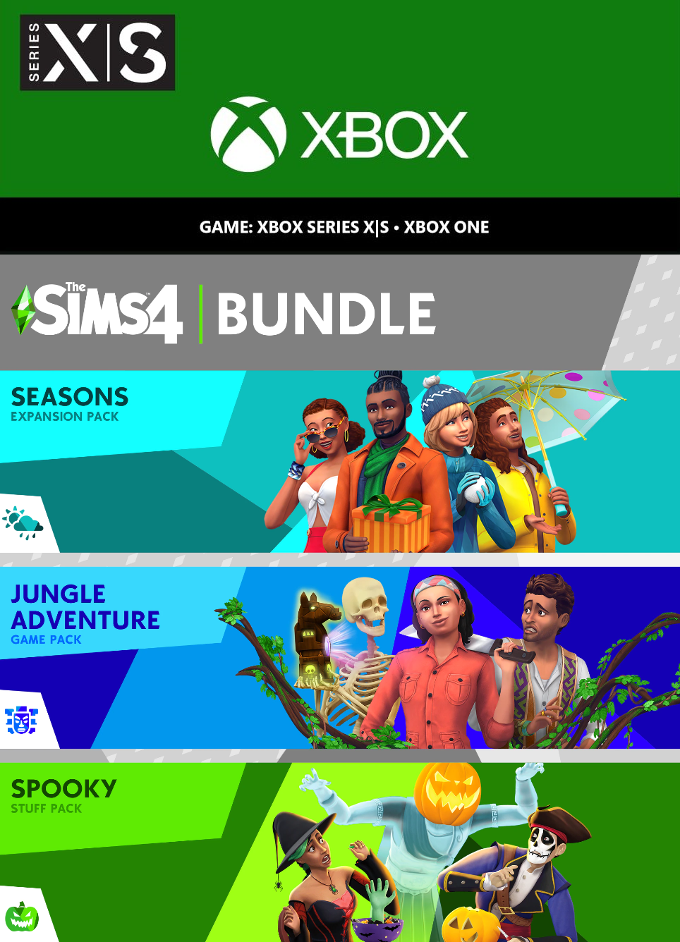 The Sims - Seasons, Jungle Adventure, Spooky Stuff (DLC)