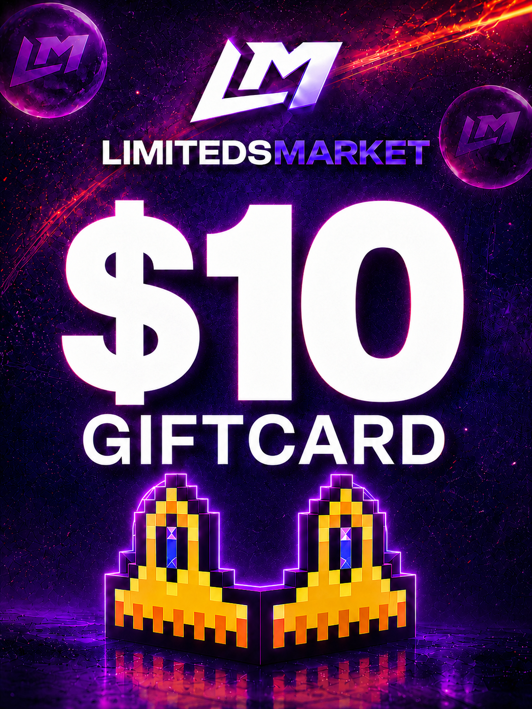 LimitedsMarket Wallet Card 10 USD Key GLOBAL