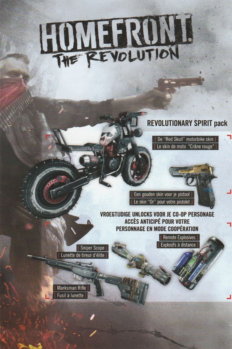 Homefront: The Revolution + Revolutionary Spirit Pack