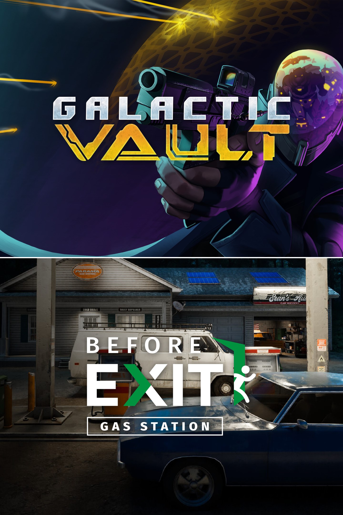 Galactic Vault + Before Exit: Gas Station