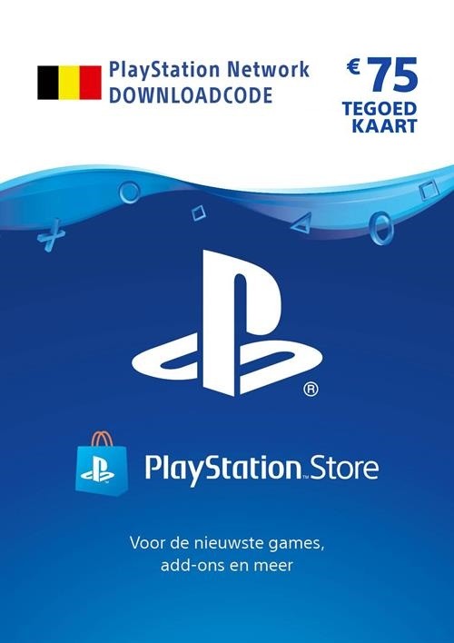 PlayStation Network Card 75 EUR (BE)