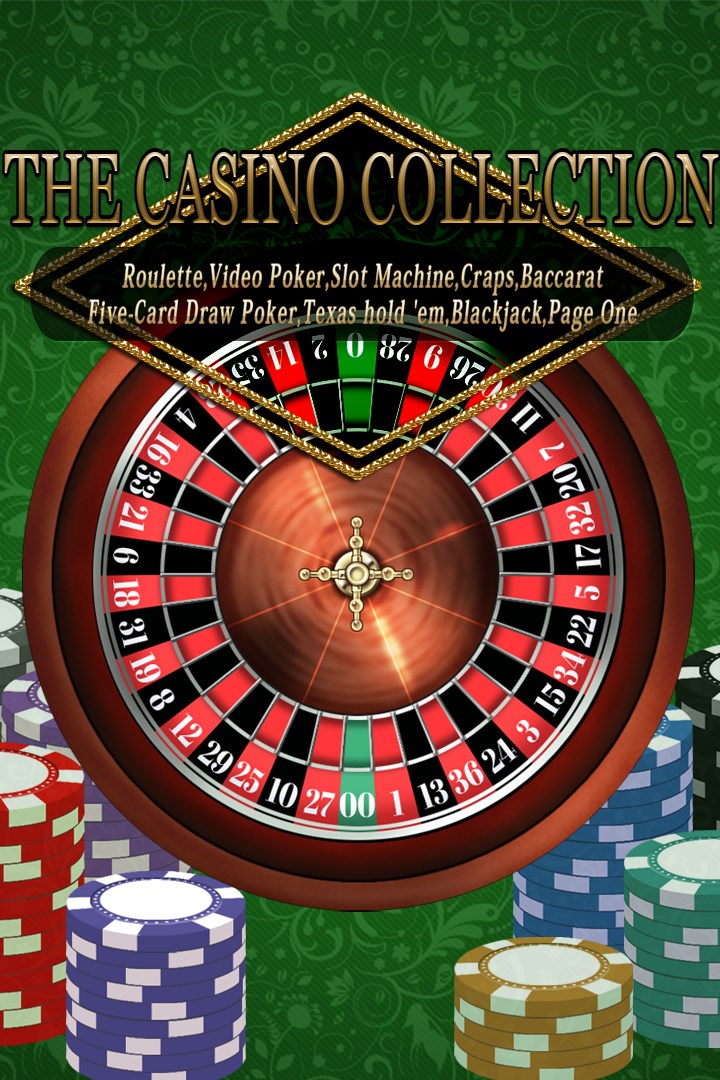 THE CASINO COLLECTION: Roulette, Video Poker, Slot Machines, Craps, Baccarat, Five-Card Draw Poker, Texas hold 'em, Blackjack, Page One