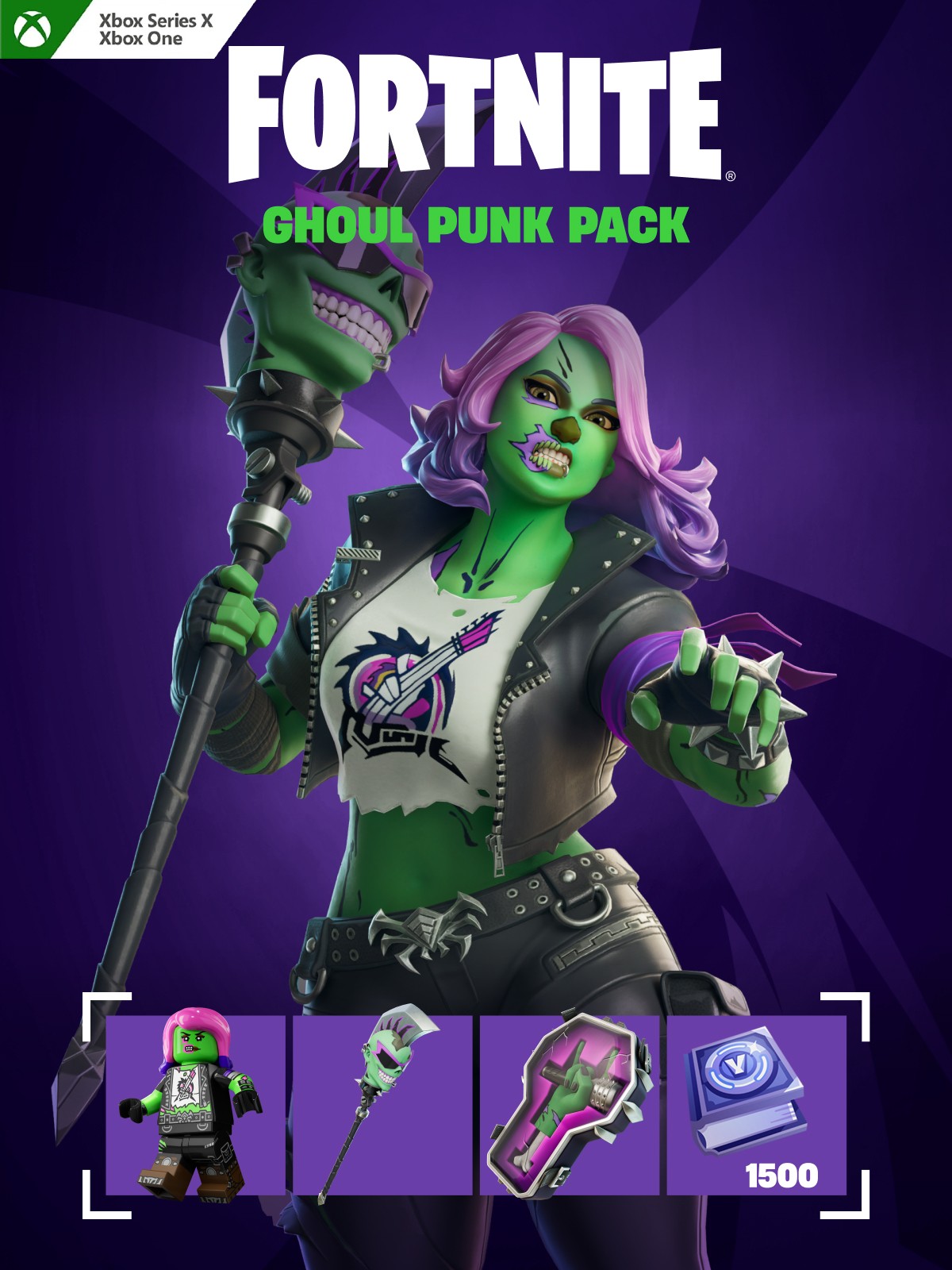 Fortnite - Ghoul Punk Pack + 1,500 V-Bucks Challenge (DLC)