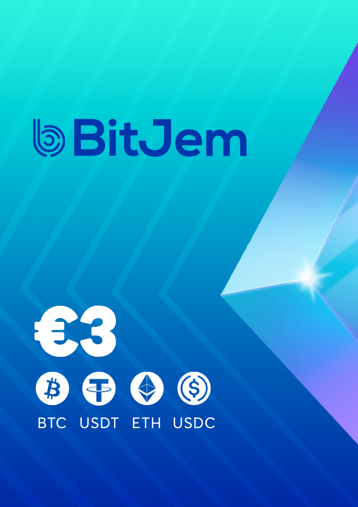 BitJem Crypto Gift Card 3 EUR