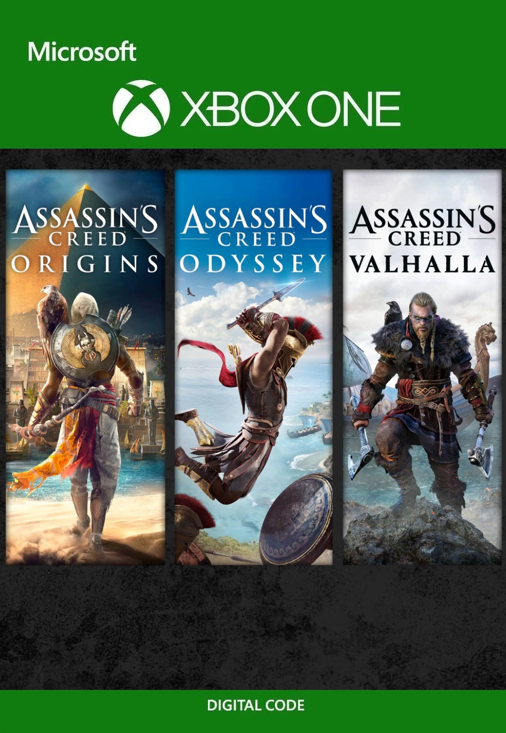 Assassin's Creed Bundle: Valhalla, Odyssey, Origins (Xbox One) Key