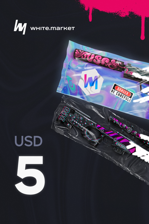 WhiteMarket Wallet Card 5 USD Key GLOBAL