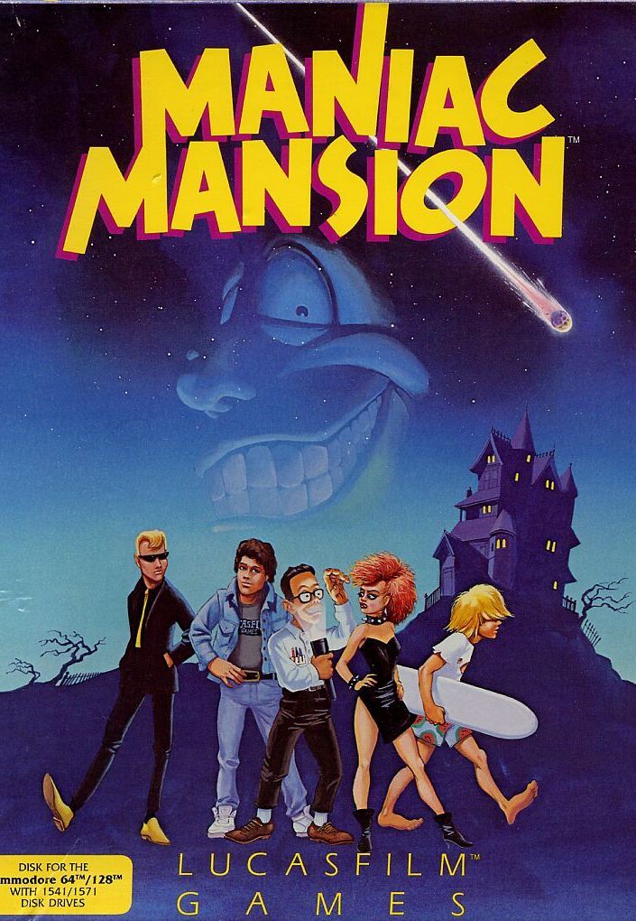 Maniac Mansion game cover