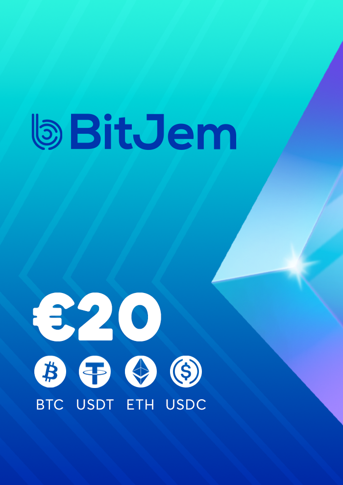 BitJem Crypto Gift Card 20 EUR