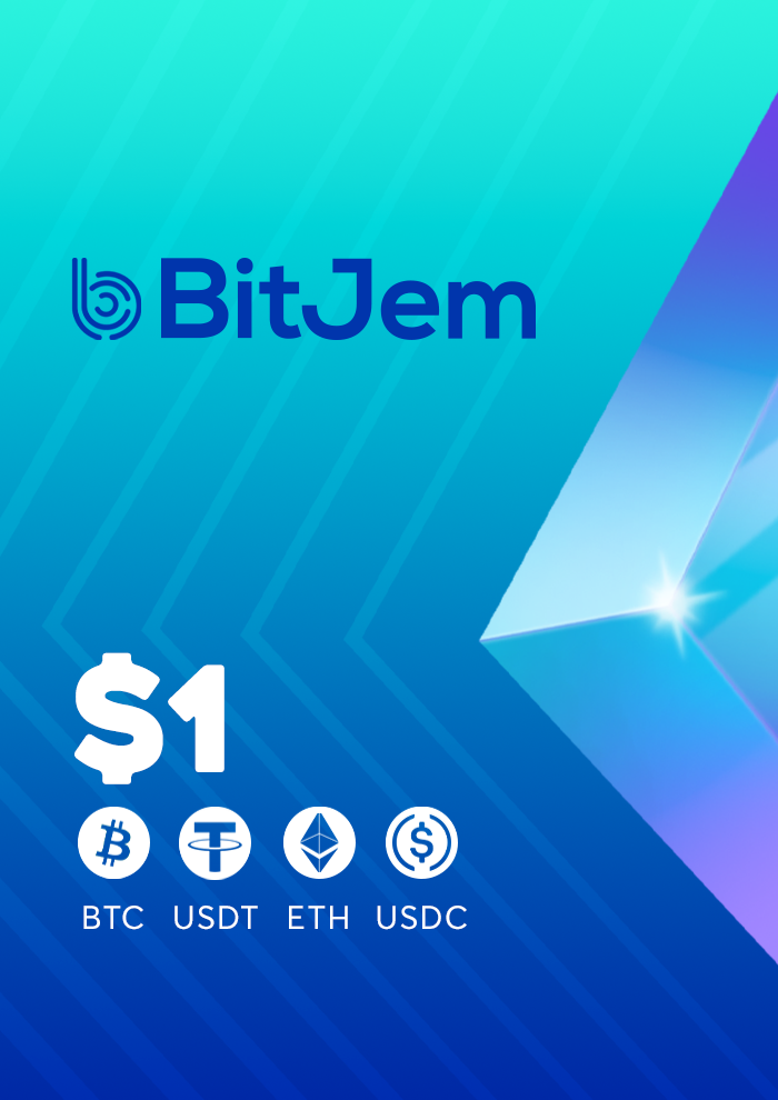 BitJem Crypto Gift Card 1 USD