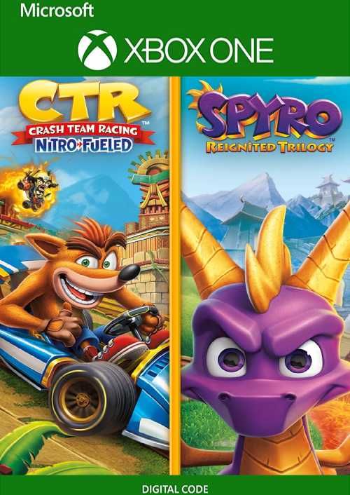 Crash Team Racing Nitro-Fueled + Spyro Game Bundle XBOX LIVE UNITED KINGDOM Cover