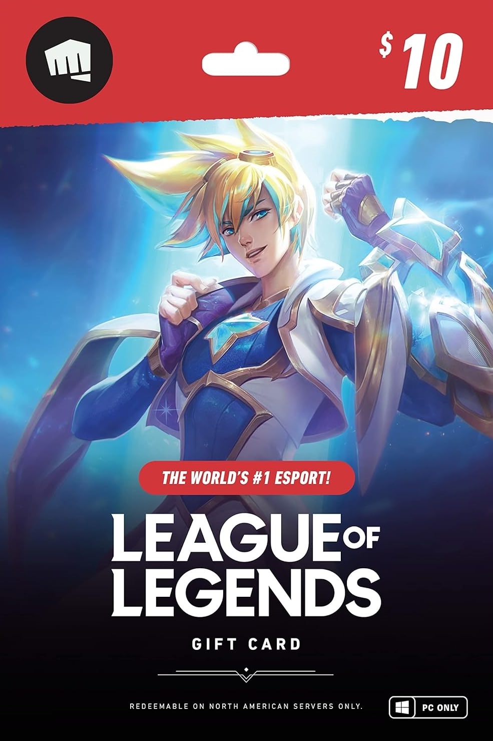 League of Legends Gift Card 10 USD - NA Server